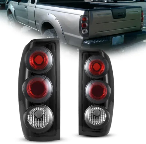 Vista 7 de WolfX Luces traseras aptas para Nissan Frontier 1998 1999 2000 2001 2002 2003 2004 Nissan Frontier conjunto de luz trasera lateral del conductor