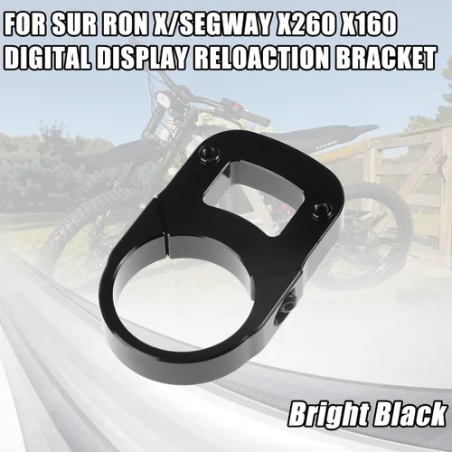 Vista 2 de Sur Ron Segway - Soporte de reubicación de pantalla digital para Sur Ron X Light Bee Segway X260 X160, herramienta de reposicionamiento de pantalla