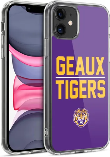 Vista 235 de Head Case Designs Funda de gel suave con licencia oficial de la Universidad Estatal de Louisiana LSU Camou compatible con Apple iPhone 7 Plus/iPhone
