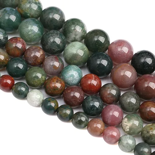 Vista 86 de 60 cuentas sueltas de piedra natural de turquesa africana de 0.236 pulgadas (6 mm) para hacer joyas, pulseras de bricolaje