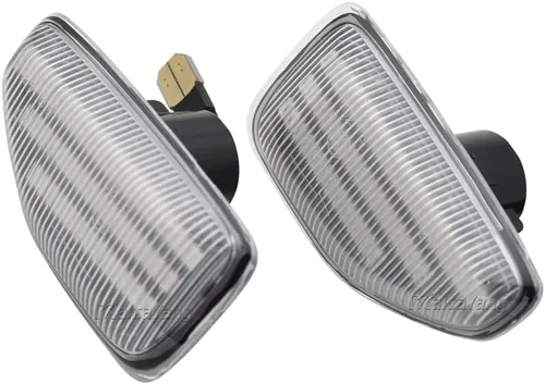 Vista 6 de Señal de giro lateral LED ámbar para Dacia Logan MCV II Sandero Stepway II Duster II 2012-2022 (negro)