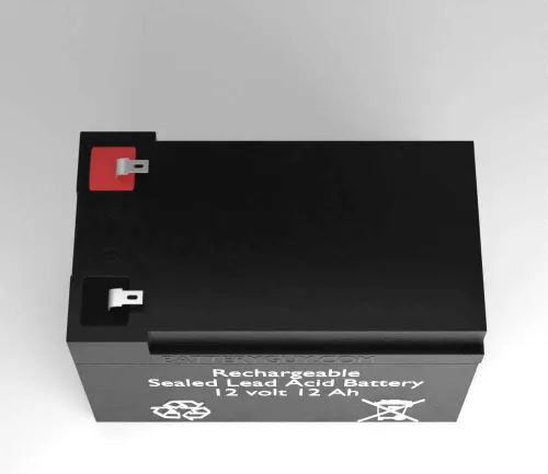 Vista 4 de BatteryGuy Rascal 8 baterías de repuesto 12V 12Ah SLA equivalente a la marca (Recargable), cantidad de 2