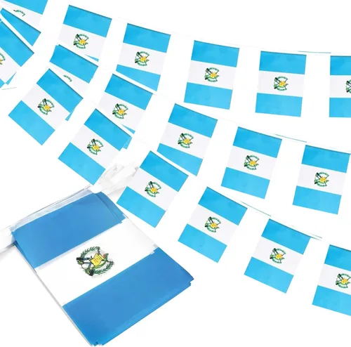 Vista 19 de Banderas de cuerda de 100 países, banderines internacionales, banderas del mundo para bares olímpicos, clubes deportivos, decoraciones escolares
