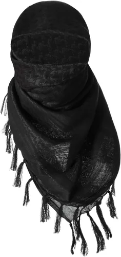 Vista 2 de ChinFun - Bufanda 100% algodón, pañuelo tipo pashmina de estilo árabe