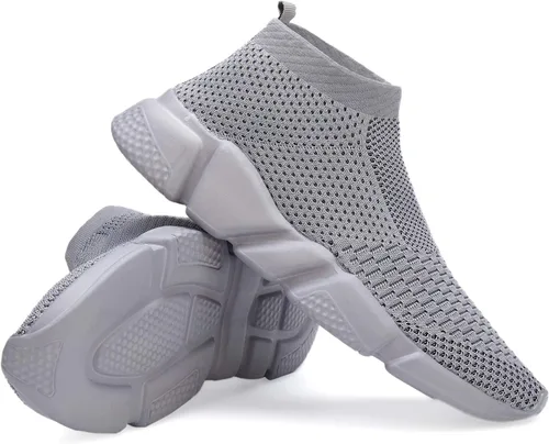 Vista 7 de Casbeam Men's Running Knit Comfortable Lightweight Breathable Casual Sports Shoes Fashion Sneakers Slip-On Walking Shoes