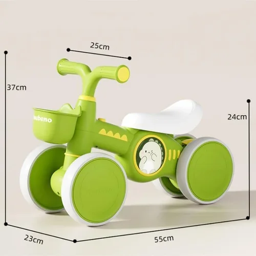 Vista 2 de Toddler Best First Birthday Gift Children Walker Wiggle car Verde