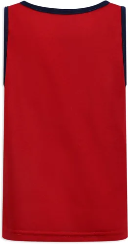 Vista 3 de Marvel Spider-Man - Conjunto de camiseta sin mangas y pantalones cortos para niños pequeños - Azul marinorojo