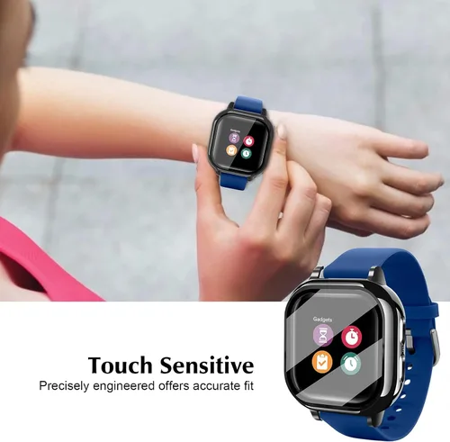 Vista 7 de Paquete de 3 fundas compatibles con Gizmo Watch 2 protector de pantalla para niños Funda protectora sensible al tacto Protección duradera