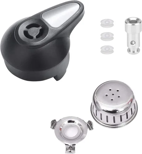 Vista 7 de Mango de liberación de vapor, piezas de repuesto originales de válvula de flotador con 3 tapas de silicona para Instant Pot Duo/Duo Plus 3, 5, 6
