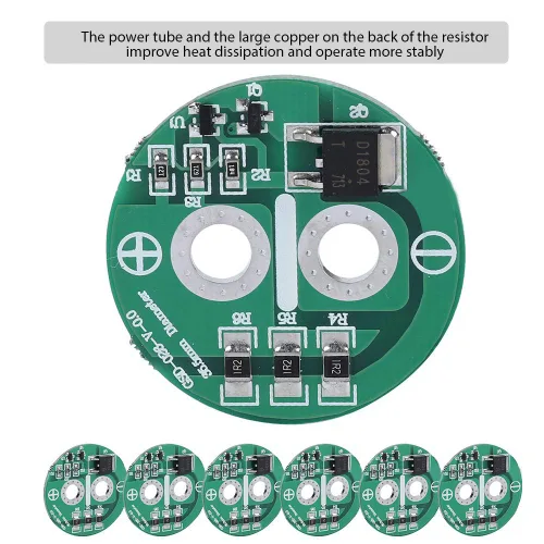 Vista 4 de Demeras 6 unids super condensador ultracapacitor interruptor de alta potencia 2.5V disipación de calor con placa de límite de módulo de placa