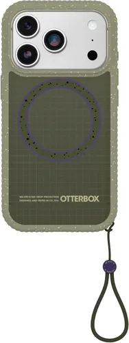 Vista 11 de OtterBox Sole Series - Carcasa para iPhone 16, color negro Funda protectora para iPhone con bordes de banda de rodadura, con bucle para el dedo