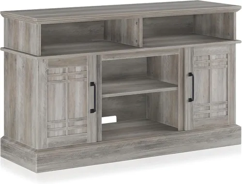 Vista 10 de BELLEZE Moderno Soporte de TV de Madera Estilo Granja de 48" y Centro de Entretenimiento Multimedia Mesa Consola para TVs hasta 50 Pulgadas