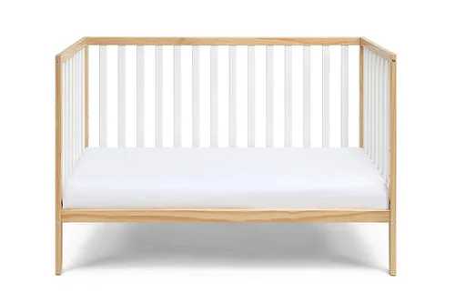Vista 4 de Baby Cache Deux Remi Island Cuna convertible 3 en 1 (Do Re Me) Natural y Blanco