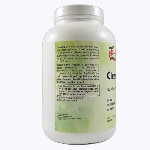 Vista 3 de Holly Hill Health Foods, Polvo de fibra transparente, 10 onzas