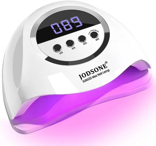 Vista 10 de JODSONE Lámpara de uñas LED U V, secador de uñas para esmalte de gel, luz LED con sensor automático y 4 temporizadores
