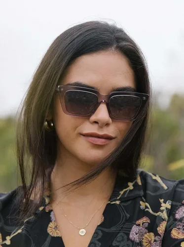 Vista 4 de RAEN Gafas de sol Keera para mujer gafas de sol retro con protección UVA y UVB Helecho Groovy Brown