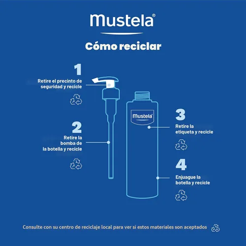 Vista 7 de Mustela Agua limpiadora micelar orgánica certificada, limpiador de agua natural sin enjuague con aceite de oliva y aloe vera, para bebés, niños