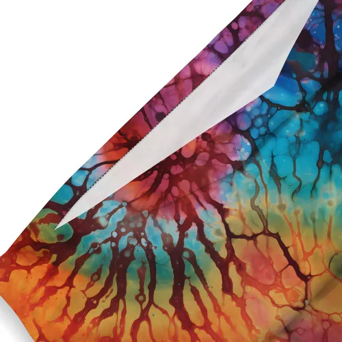 Vista 4 de Srcnhim Dreamworld - Camiseta de manga corta con estampado 3D para hombre, diseño de teñido anudado
