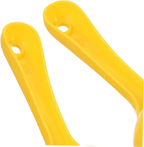 Vista 8 de Hemoton 2 piezas de plástico de paleta de arroz para servicio de alimentos, pala de arroz semicircular, pala de arroz antiadherente, espátula