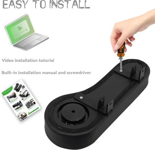 Vista 6 de Reposabrazos abatibles con portavasos para carrito de golf, kit de asiento trasero de repuesto de 1 pulgada y 0.78 pulgadas, tubo cuadrado, sin