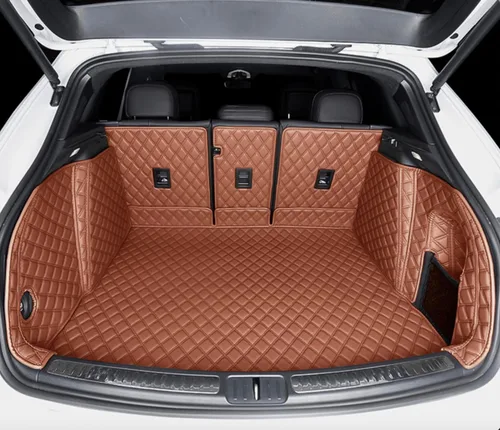 Vista 9 de ZYCHUANGYING Alfombrilla para Maletero de Coche Compatible con Porsche MacanElectric 2024 2025 Alfombrilla de Carga Ajuste a Medida para Todo Clima