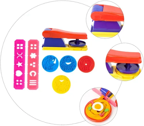 Vista 4 de 1 Unidades de máquina de pegamento de fideos Filimento Paternidad Presente para Niños Juguete Luz Niños Playset Plastilina Molde Juguete Artesanía