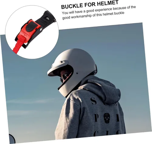 Vista 4 de 3pcs Quick Release Helmet Buckle for Helmet Straps Safety Hat Buckles Accessories