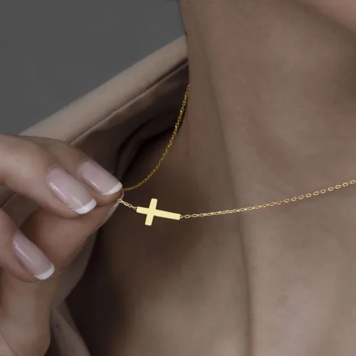 Vista 4 de Regalos Personalizados Para Hija - Regalo Para El 14 De Febrero Para Mujer, Cadenas Para Mujeres 14k Con Corazon, Regalo Para Hija De Mamá O Papá