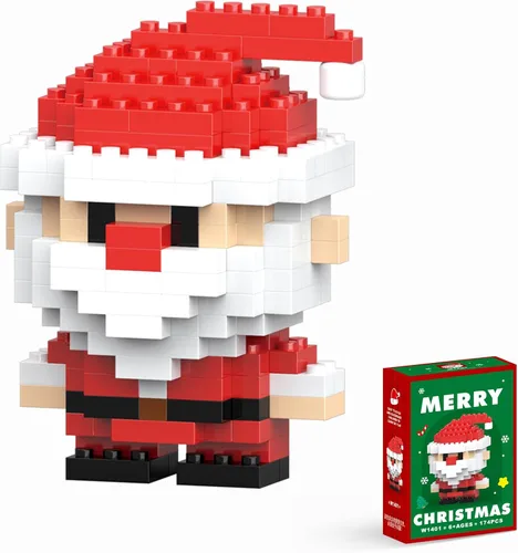 Vista 18 de Christmas Advent Calendar 2026 Building Sets Compatible with Lego Christmas 24 Days Countdown Gifts 24 Packs Christmas Model Building Micro Blocks