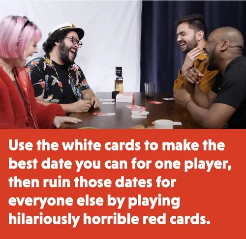 Vista 4 de Red Flags: El juego de citas terribles Divertido juego de cartas/juego de fiesta para adultos, 3-10 jugadores de Jack Dire, creador de Superfight