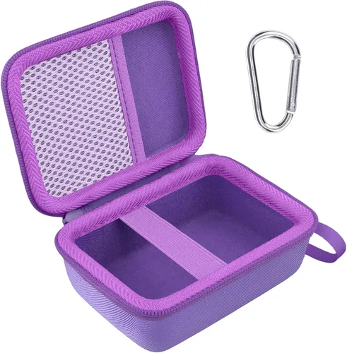Vista 2 de Funda compatible con JBL Go 5/Go 4 Altavoz impermeable ultraportátil (funda morado)