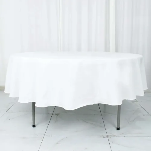 Vista 71 de Efavormart - Mantel redondo de poliéster de 90 pulgadas sin costuras de calidad comercial para banquetes de boda, restaurante