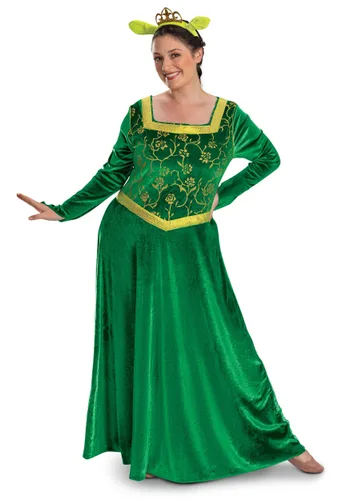 Vista 5 de Disfraz Deluxe de Vestido de Fiona de Shrek para Mujer Multicolor