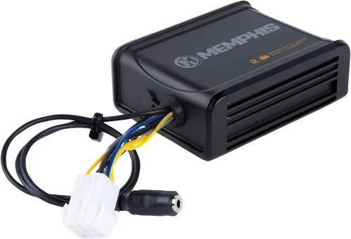 Vista 3 de Memphis MXABMB2 - Sistema de 2 altavoces de montaje en barra con amplificador, color negro