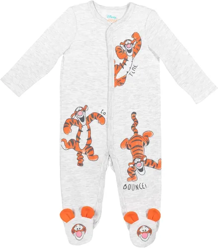 Vista 4 de Disney Winnie the Pooh Lion King Monsters Inc. Pixar Toy Story Baby Paquete de 2 overoles Sleep N' Play para recién nacidos hasta niños pequeños