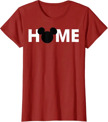 Vista 30 de Disney Mickey And Friends Mickey Silhouette Home - Camiseta, gris, S Gris Oscuro