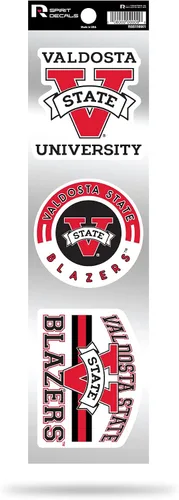 Vista 135 de NCAA - Juego de calcomanías retro Spirit de 3 piezas