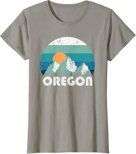 Vista 53 de Oregon State Retro Vintage Camiseta
