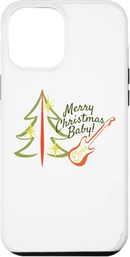 Vista 6 de iPhone 14 Elvis Presley Oficial Feliz Navidad Baby! Funda Elvis