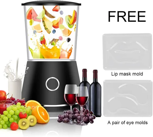 Vista 6 de Hozee Máquina para hacer cremas faciales, tratamiento facial, máquina para hacer mascarillas de frutas y verduras, máquina de mascarilla facial