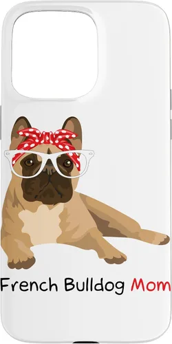Vista 31 de French Bulldog Mom Bandana Womens Frenchie Case for iPhone 17