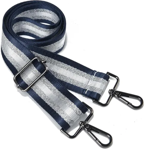 Vista 27 de LVYOUME Correa para bolso, accesorios plateados, correas anchas para bolsa, correa de hombro ajustable para bolsos