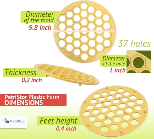 Vista 4 de Molde de bolas de masa hervida para ravioles rusos - Molde plástico Pelmeni - Carne de pelmeni siberiano - Máquina para hacer bolas de masa
