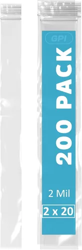Vista 38 de Bolsas con cremallera de 1 pulgada x 8 pulgadas de largo, paquete de 12000