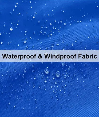 Vista 5 de SWISSWELL Chaqueta de lluvia impermeable para hombre, abrigo ligero para correr, rompevientos, golf, moda
