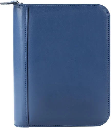 Vista 6 de FranklinCovey - Carpeta con anillas FC Signature para planificadores FranklinCovey De cuero - Carpeta con cremallera (compacta, negra)