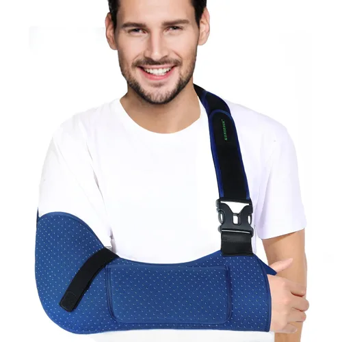 Vista 11 de KONSEDIK Cabestrillo para Brazo y Hombro para Hombres y Mujeres, Cabestrillo Médico Poroso Cómodo con Bolsillo y Almohadilla para el Hombro