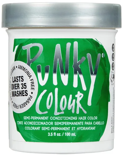 Vista 16 de Punky Alpine Green Color Semipermanente para el Cabello - Tinte Acondicionador para el Cabello Vegano y Libre de Crueldad, Dura Hasta 35 Lavados