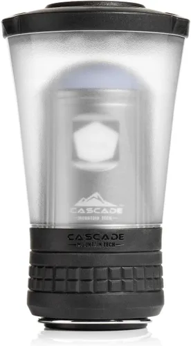 Vista 7 de Cascade Mountain Tech Linterna LED resistente al agua IPX4 de 500 lúmenes con 3 modos de luz para uso al aire libre y de emergencia, paquete de 3