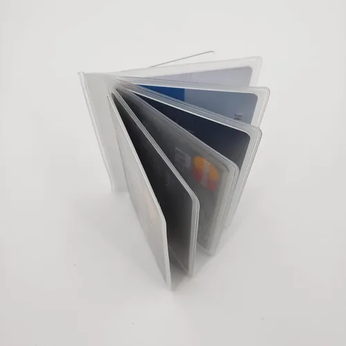 Vista 2 de Juego de 2 insertos transparentes de alta calidad para cartera de AG Wallets, Trifold, Billetera triple